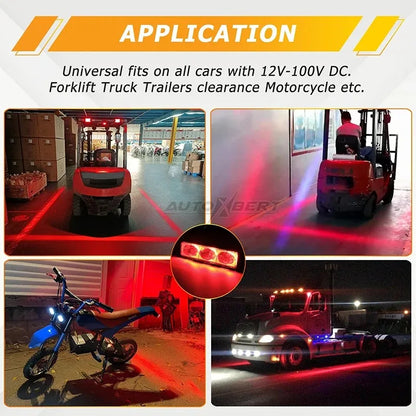 For Forklift Work Light 30W Forklift Trailer Safety Warning Area
