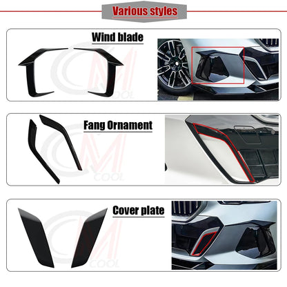 For BMW 5 Series G60 2024-2025 Front Bumper Air Blade