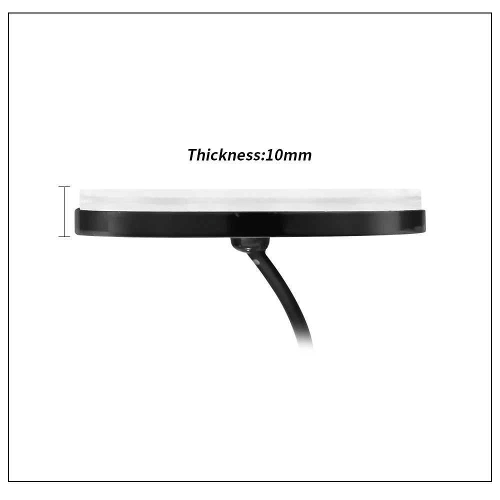 Inch Round Tail Emergency Marker Truck Flash Warning Strobe