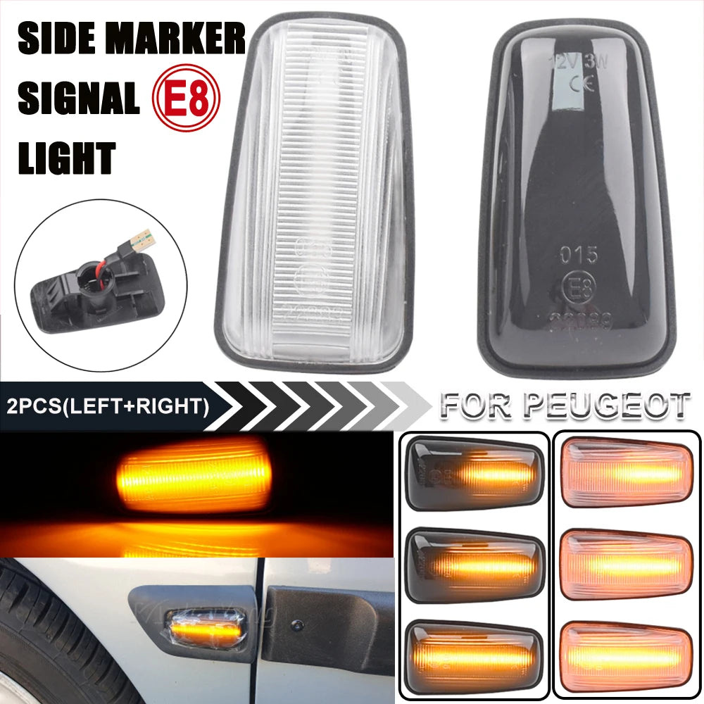 For Citroen Berlingo Jumpy Saxo Xantia Dynamic Side Marker