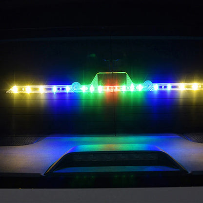 For Auto Emergency Grill Warning Lamp Solar Strobe Windshield