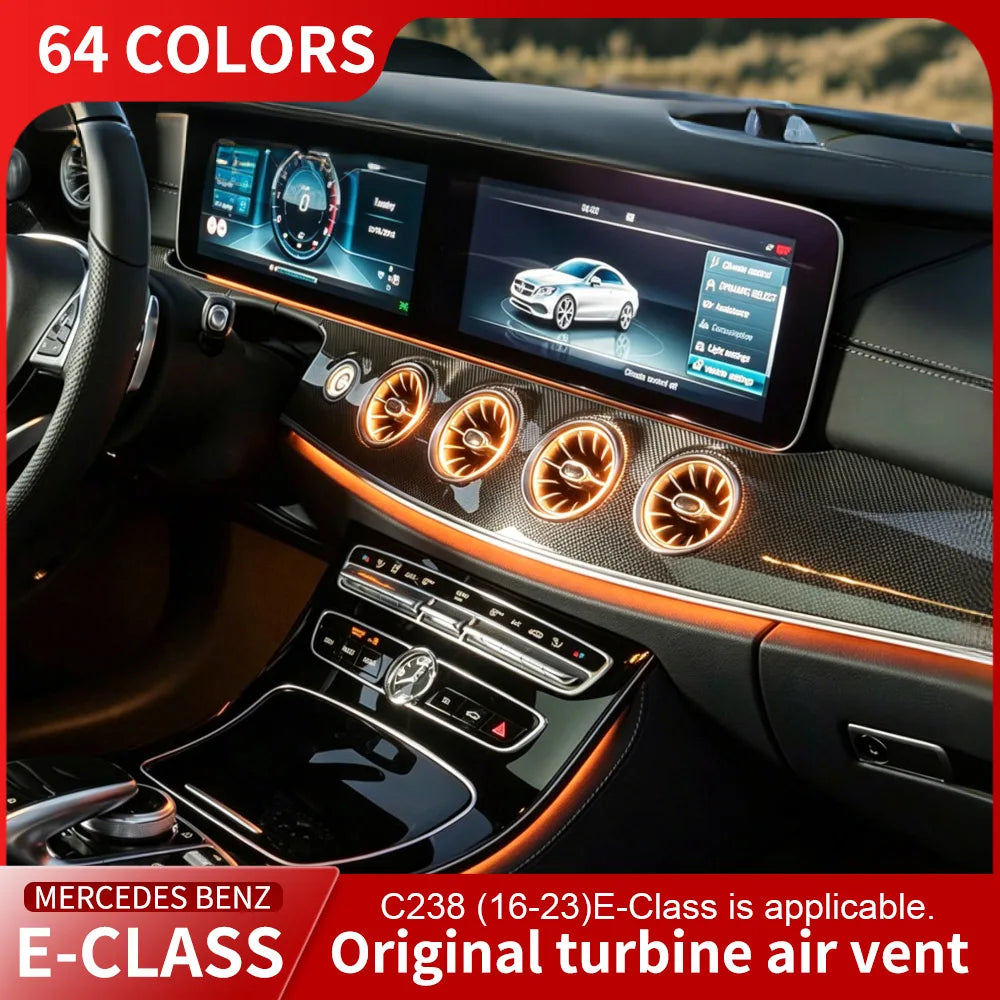 For Mercedes Benz C238 W238 E-Class Coupe Ambient RGB Colors Air