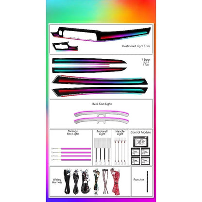 For 5 Series F10 F11 F18 64colors F10 Dynamic Ambient 2011-2017