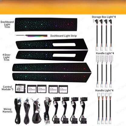 For VW 2011 To 2018 Dynamic Colors Interior Lighting Upgrade