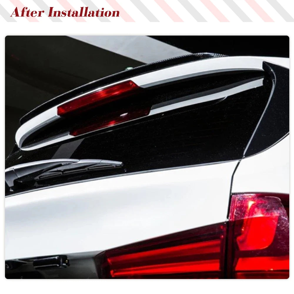 For BMW X5 F15 Base M Sport 2014-2018 Carbon Fiber Roof Spoiler