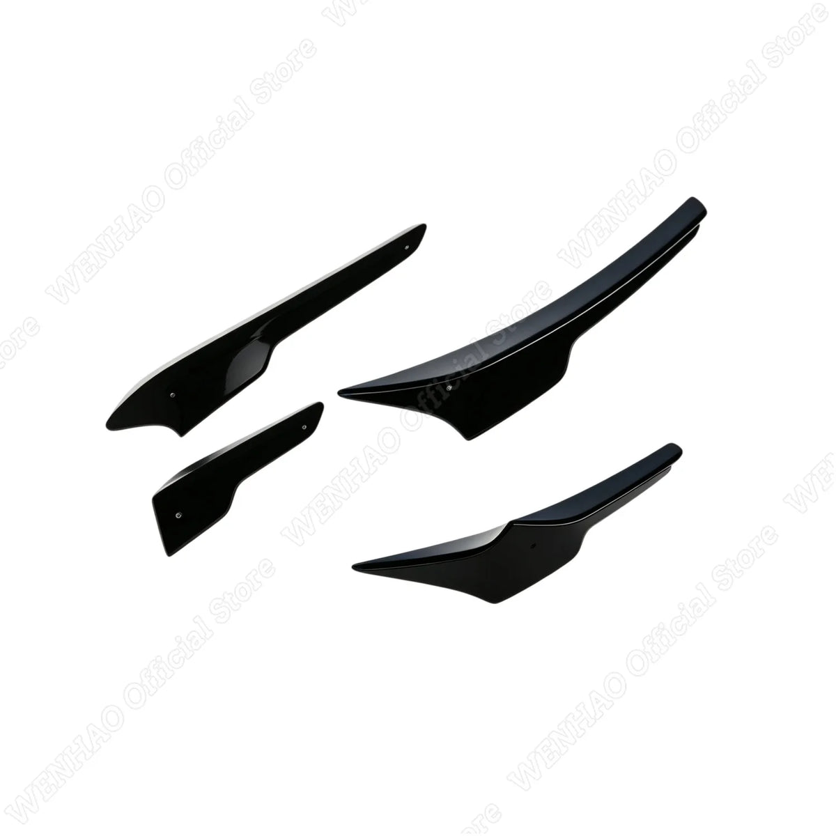 For BMW 1 Series F70 M135I 4PCS Gloss Black Front Bumper Air