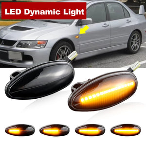 For Mitsubishi Outlander Lancer Evo I-Miev 10PC Dynamic Side