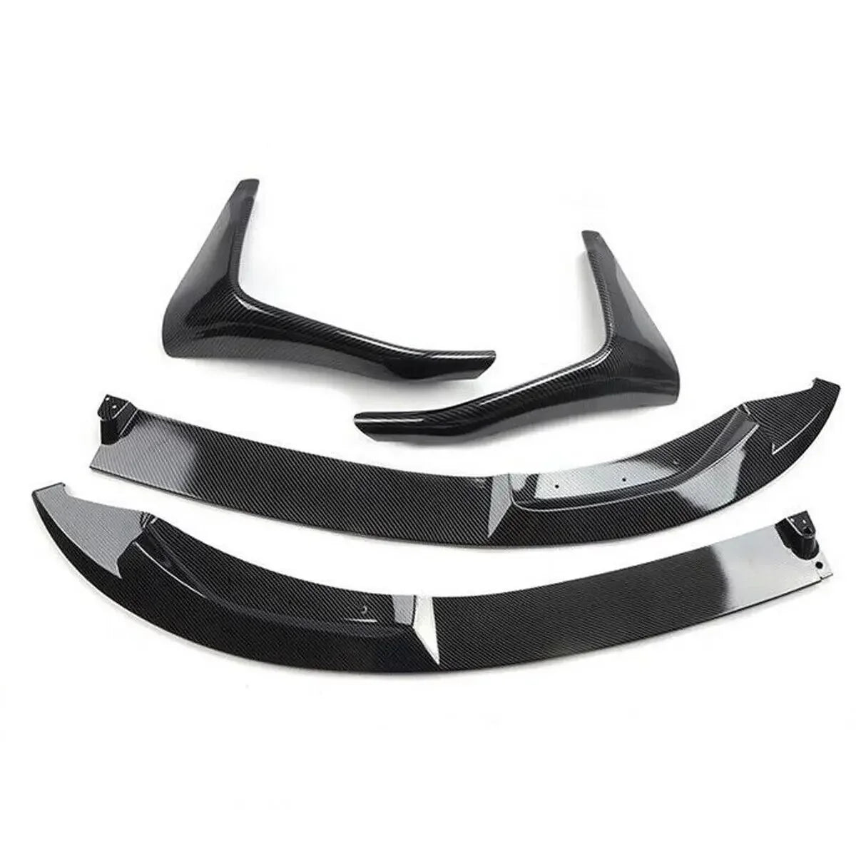 For BMW M3 F80 M4 F82 Front Bumper Lip splitter+side Splitter
