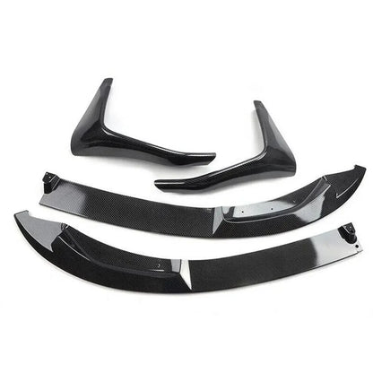 For BMW M3 F80 M4 F82 Front Bumper Lip splitter+side Splitter