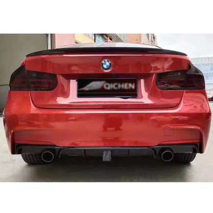 For BMW 3 Series F30 F35 320I 330I Carbon Fiber Back Lip Rear
