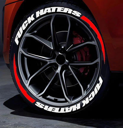 For Use On four-wheel Vehicles Or Fuckhaters Tire Stickers Wolf