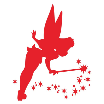 Magic Wand Tinkerbell Star Sticker Waterproof Creative