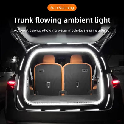 Pin Type Rear Trunk Lighting Ambient Strip Interior Atmosphere