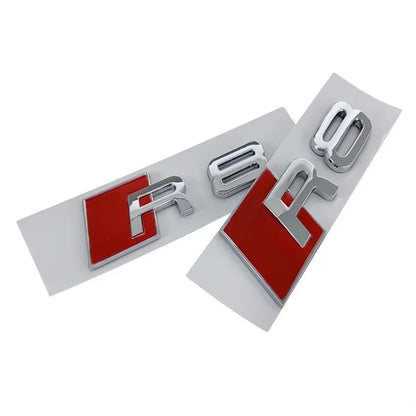 For Audi Sline R8 ABS multi-color Side Body Letter Badge Rear
