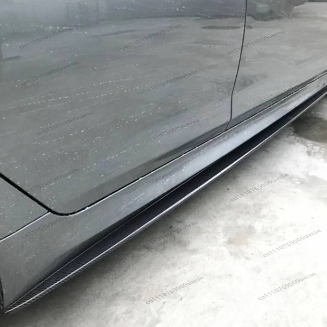 For BMW 5 Series G30 G31 M Performance Gloss Black Side Skirt
