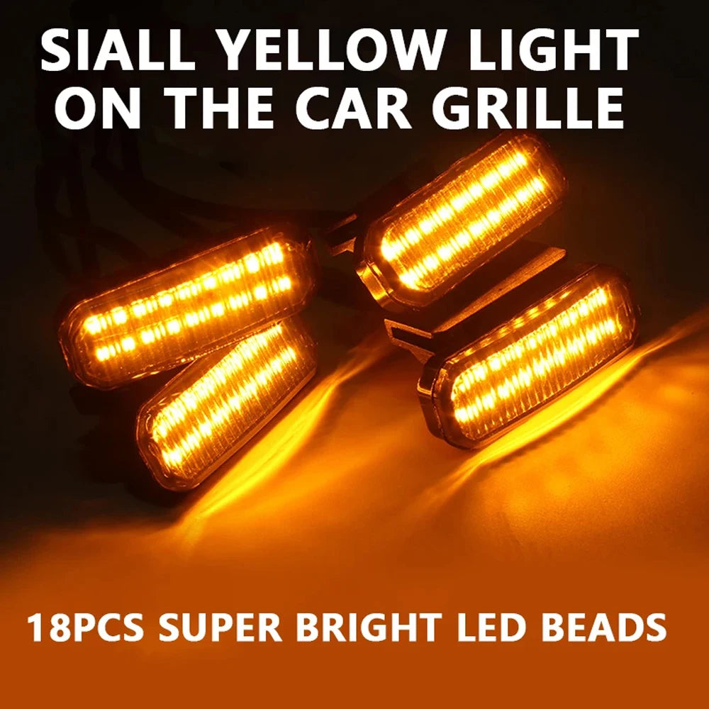 For Pickup Offroad 12V 18LED Front Grille Model Daytime Running