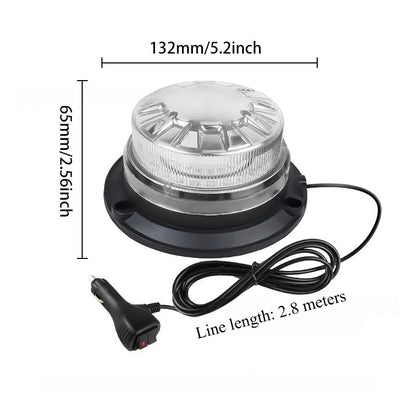 For Universal Roof Mounted Warning Strobe Power Multicolor
