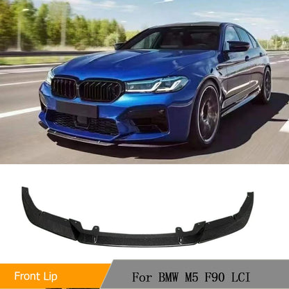 For BMW F90 M5 Lci Competition 3PC Front Bumper Lip Spoiler