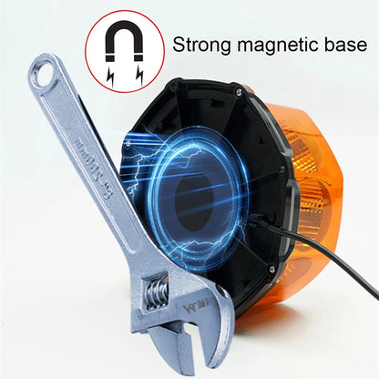Yellow Cob Warning Truck Roof Emergency Strobe Flashing Beacon