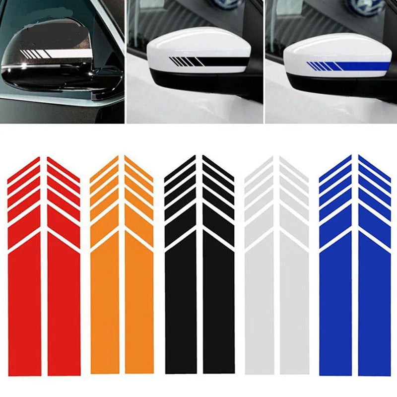 Fashion Color Stripe Sticker non-fading Racing Strips Side Rear