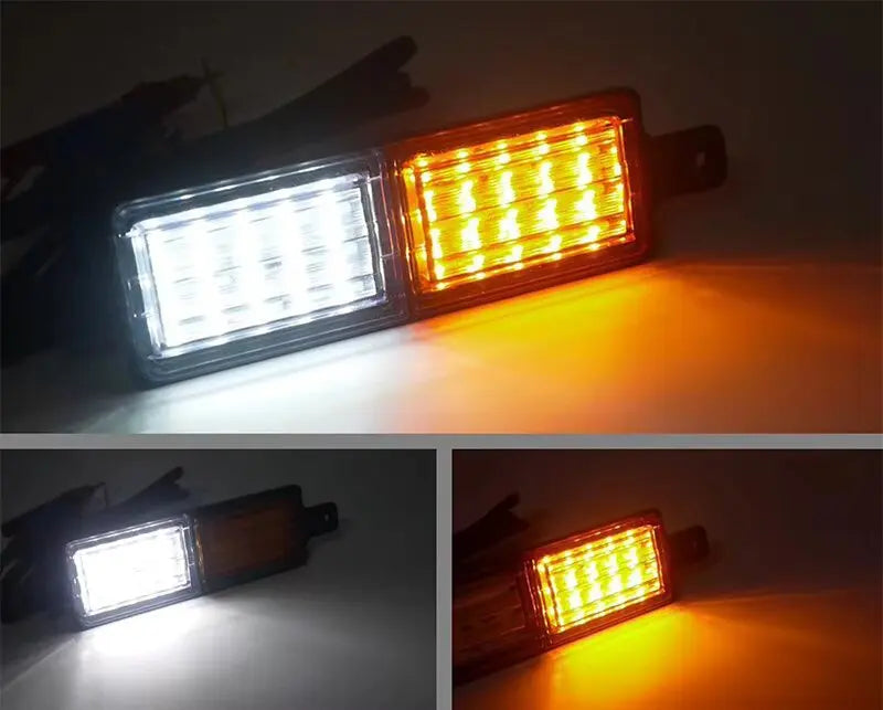 2PCS Truck Indicator Park Bullbar Front Side Marker Bumper