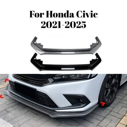 For Honda Civic 2021-2025 Exterior Styling Front Bumper Lip