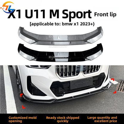 For BMW BMW X1 U11 Sport 2023 Front Lip Shovel Bumper Spoiler