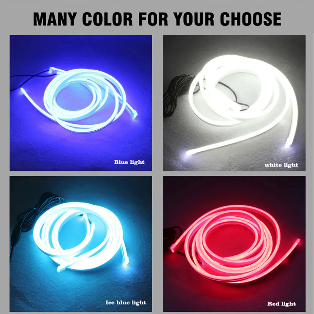 120CM Hood Daytime Running Strip Lighting Flexible Ambient Neon