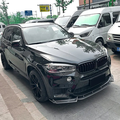 For BMW X5M F85 X6M F86 2015-2018 3PCS Set Front Bumper Lip Chin