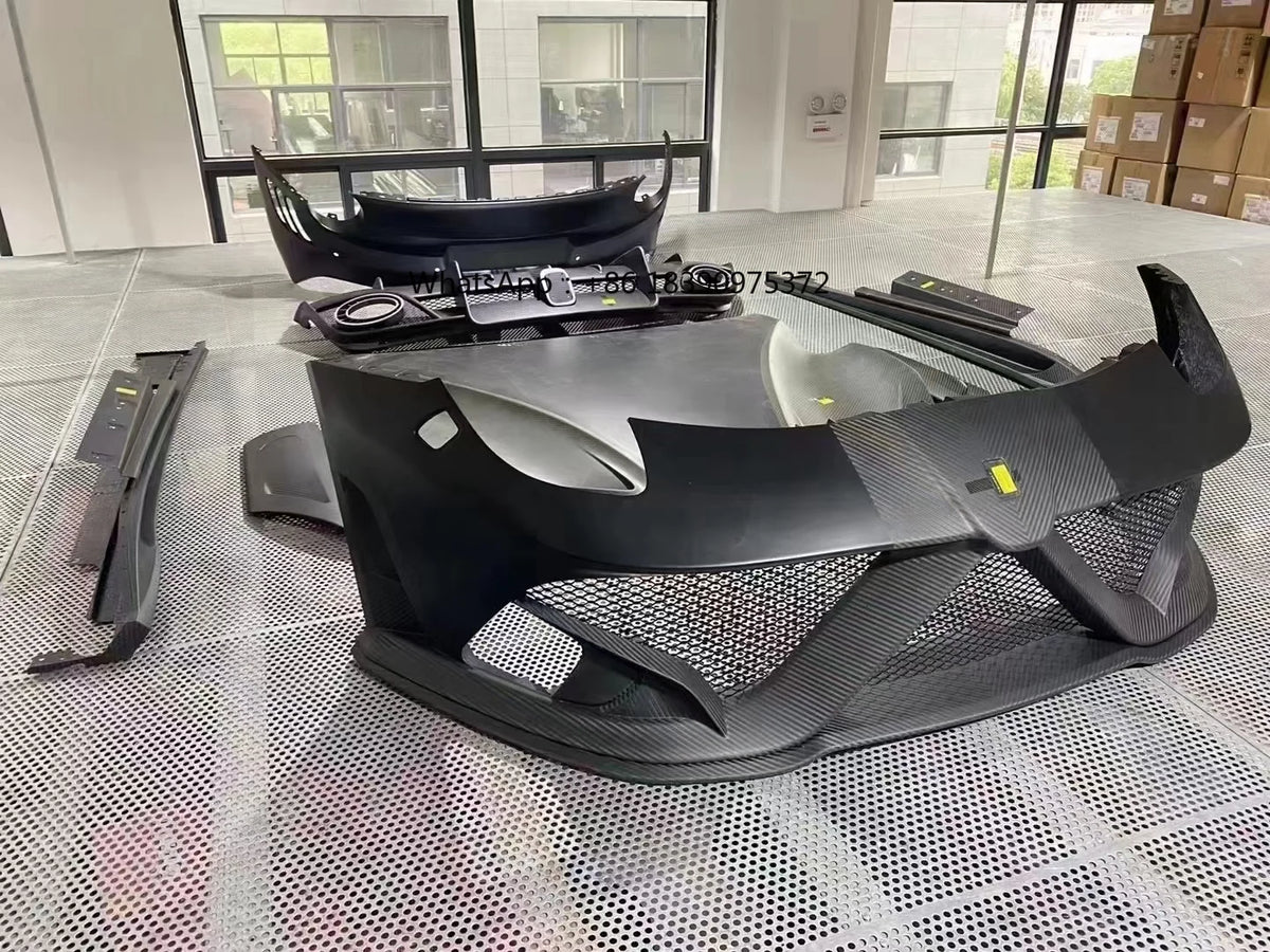 External Body Kit Full Dry Carbon Original Position Installation
