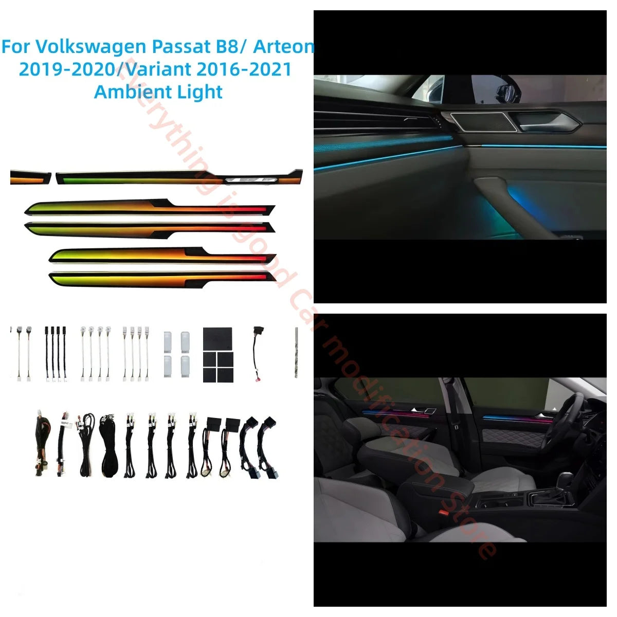 For Volkswagen VW Passat B8 Arteon Ambient Variant 2016 Interior