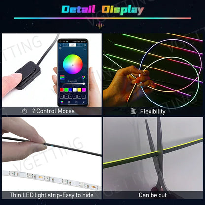 Vgetting In Ambient Dual Zone Symphony RGB Interior Acrylic