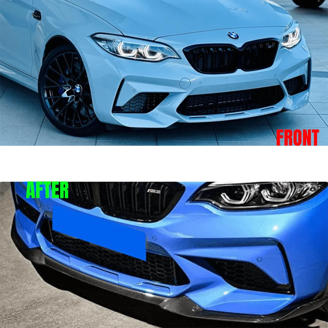 For BMW F87 M2 Competition M2C Front Bumper Lip Splitter