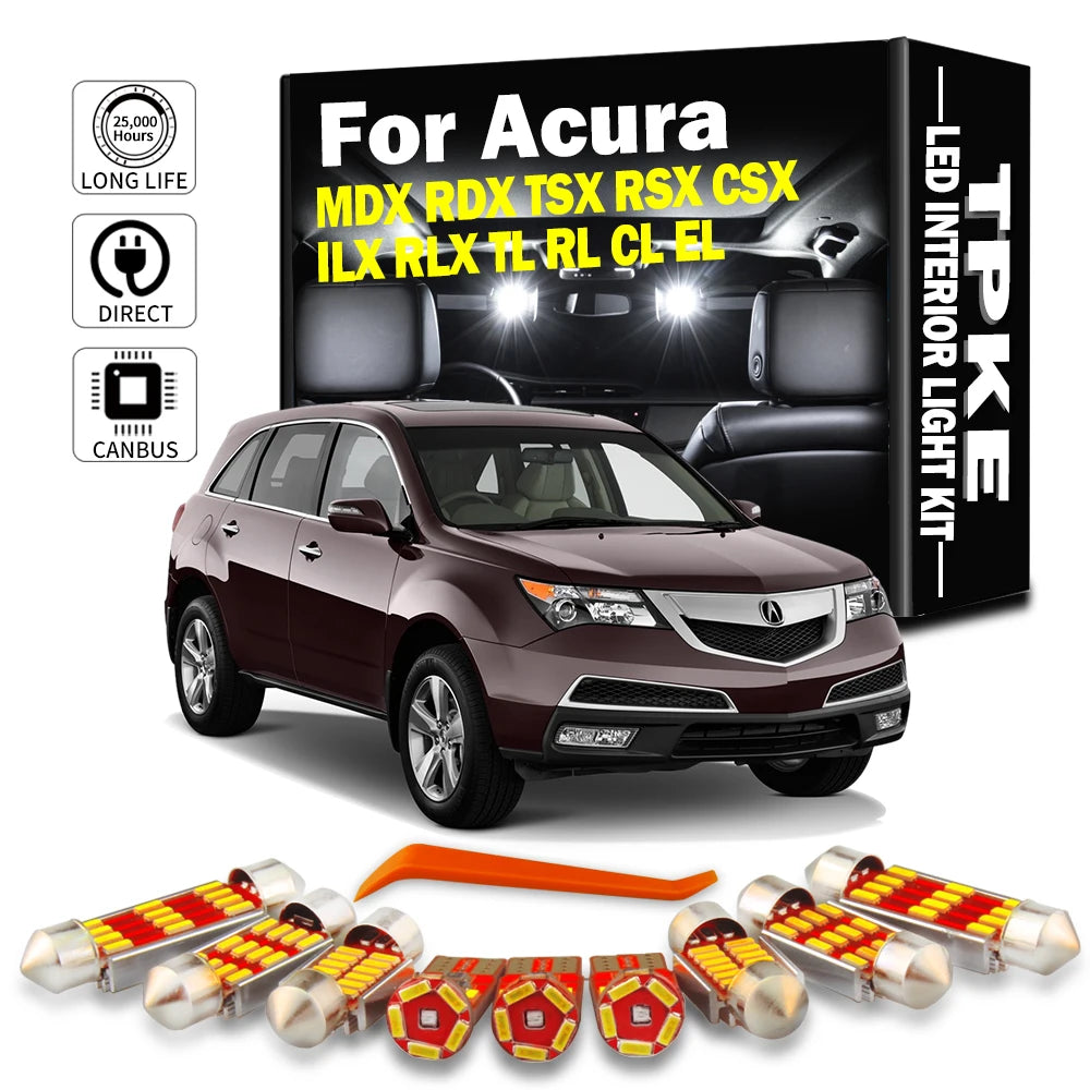 For Acura Mdx Rdx Tsx Rsx Interior Map Dome Sunvisor Indoor