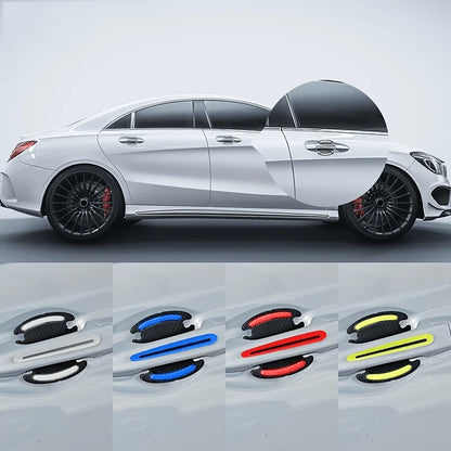 8pcs3d Carreflective Sticker Tape Reflector Fender Warning