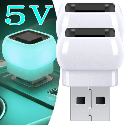 MINI USB Atmosphere Lamps Interior Lighting Ambient 5V Plug