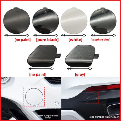 For BMW X6 2014-2019 Sport F16 M Front Rear Bumper Trailer Cover