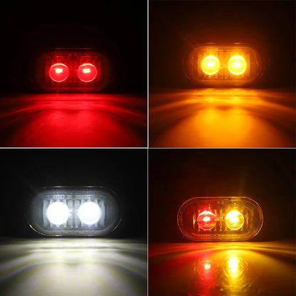 For Trailer Bus Rv 12V 24V 10PCS Truck Side Marker Clearance