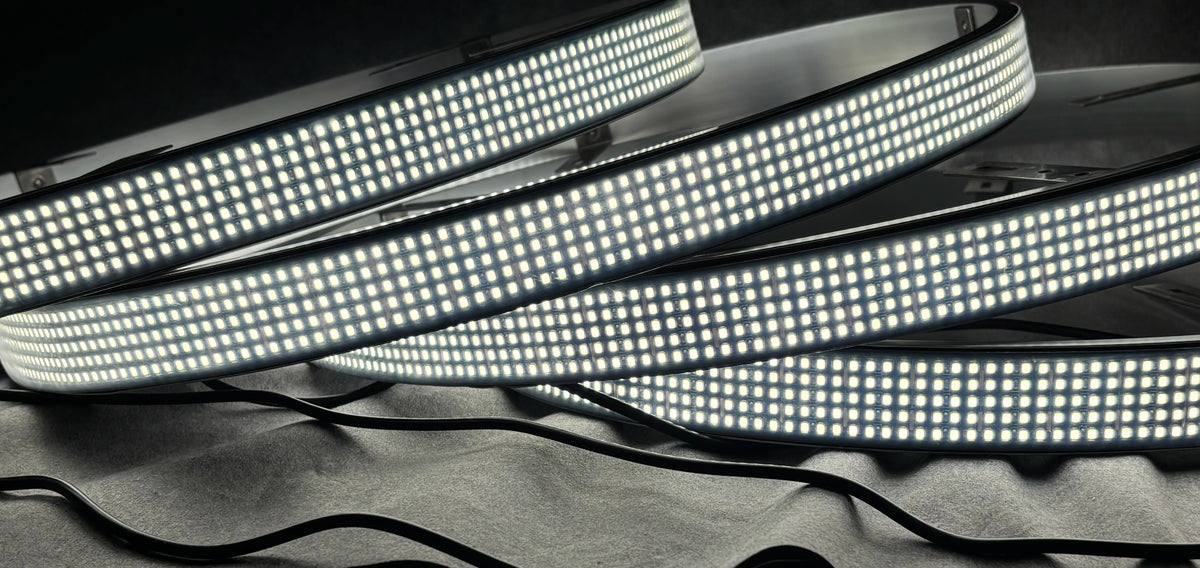 17-inch 5-row White Wheel Ring 4960 Leds Ultra Bright