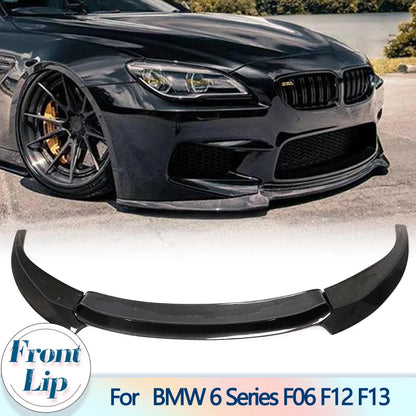 For BMW F06 F12 F13 M6 3PCS Front Bumper Lip Spoiler Base
