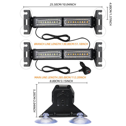 For Automobiles Trailers In Emergency Strobe Amber Flashing