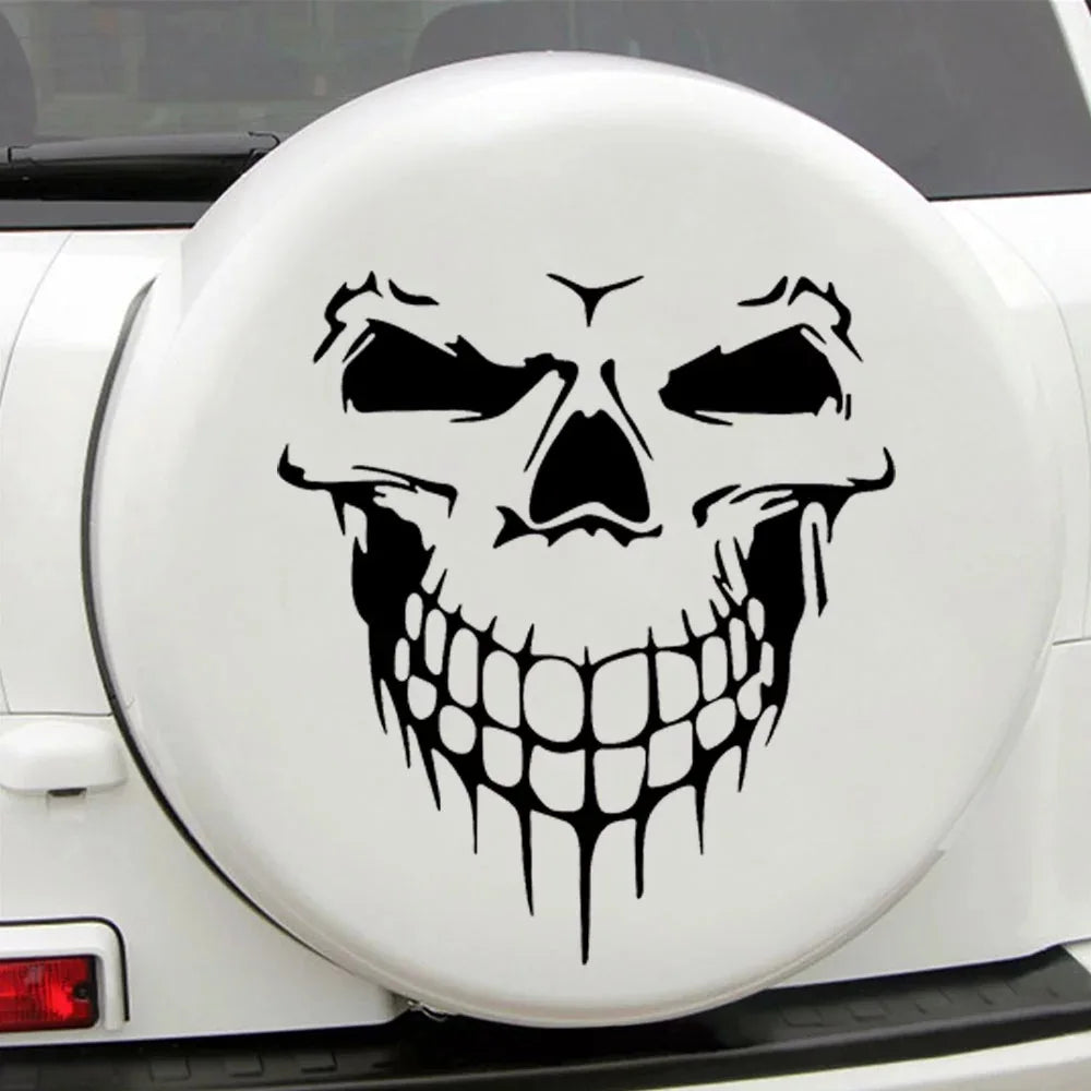 Sticker Skull Decal Horrific Skeleton Vinyl Removable Waterproof