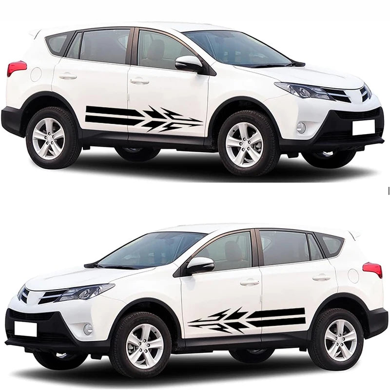 1PCS Hood Stripe Sticker Racing Body Pvc Exterior