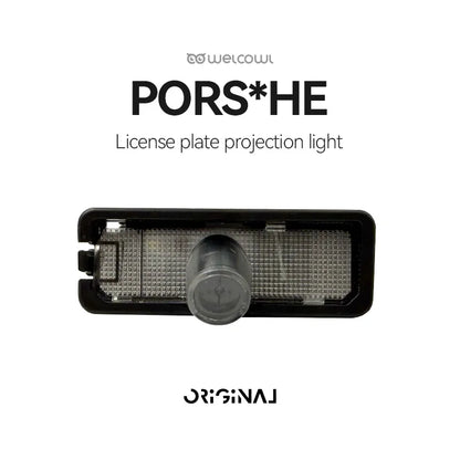 For Porsche Macan Cayenne Panamera Shadow License Plate