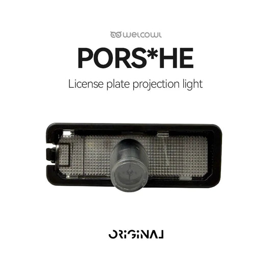 For Porsche Macan Cayenne Panamera Shadow License Plate