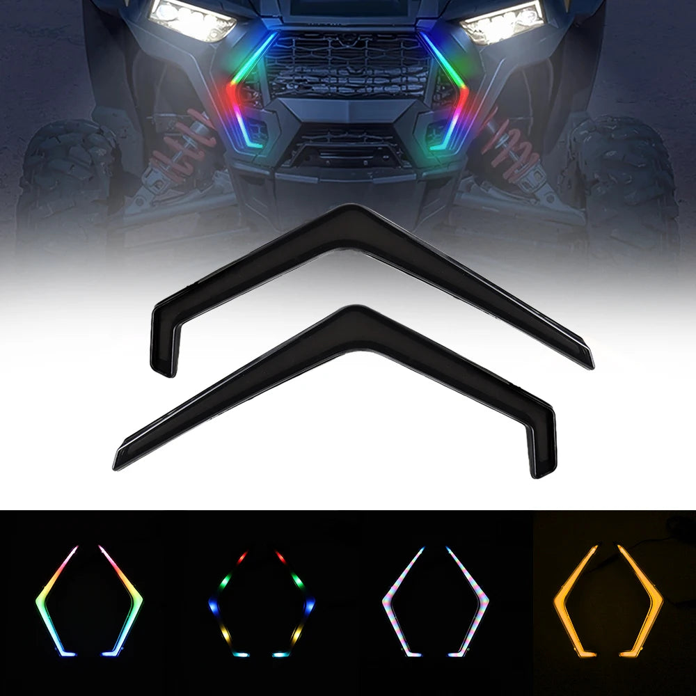 For Polaris Rzr Xp 1000 Turbo RGB Front Accent Turn Signal