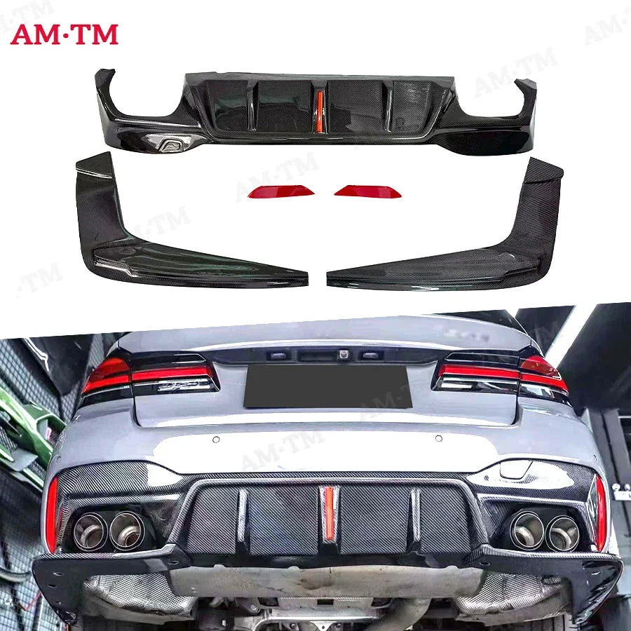 For BMW 5 Series M5 F90 G30 540I 530I Sports Carbon Fiber Rear