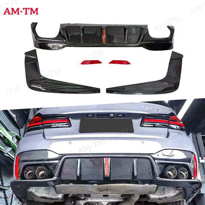 For BMW 5 Series M5 F90 G30 540I 530I Sports Carbon Fiber Rear