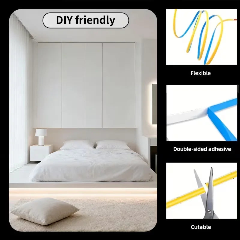 For Space Lighting Cabinet Kitchen Roll Strip three-key Dimmer