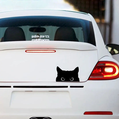 Cute Pet Cat Sticker Peeking self-adhesive Bumper Funny